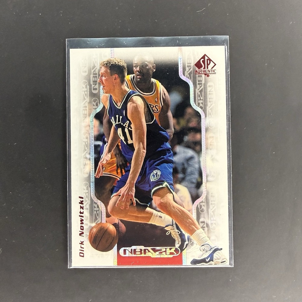 Dirk Nowitzki 1998 SP Authentic NBA 2K #2K9 Rookie RC Mavericks